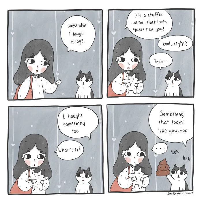 I Document My Life With A Cat In These 40 Comics