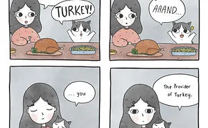I Document My Life With A Cat In These 40 Comics