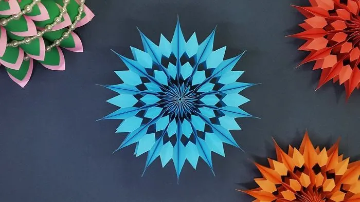 Amazing Mini 3d Christmas Snowflakes (Paper Stars) | Diy Christmas Decoration Ideas