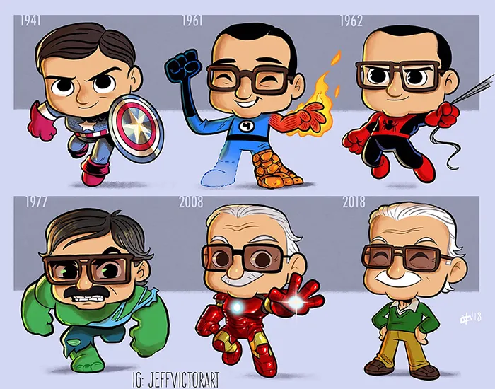 63 Artists’ Tributes To Late Comic Book Legend Stan Lee