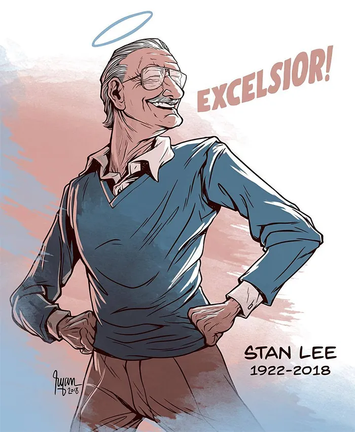 40+ Tributos de artistas al fallecido Stan Lee, leyenda de los cómics