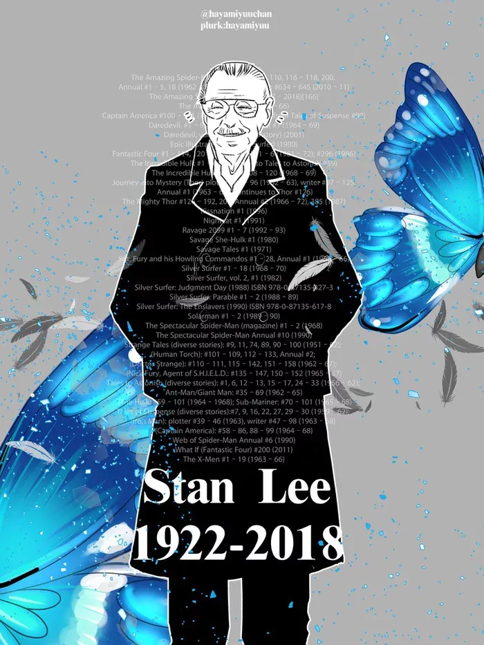 40+ Tributos de artistas al fallecido Stan Lee, leyenda de los cómics
