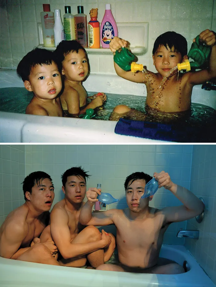 Hermanos en una bañera, 20 años después