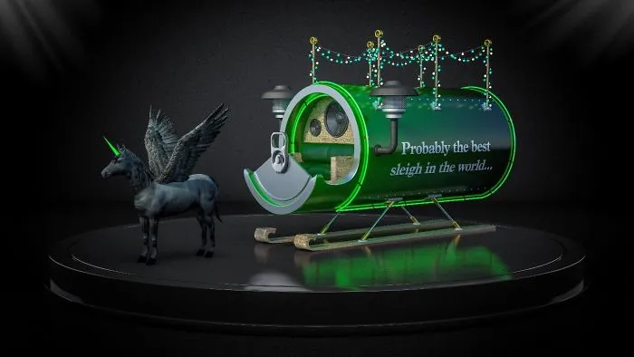 If Carlsberg, Ikea, Apple, Ferrari, Red Bull Re-Designed Santas Sleigh, This Is What It Would Look Like...