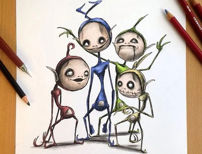 Artist Creepyfies 31 Of Your Favorite Cartoon Characters And They Will Give You Chills