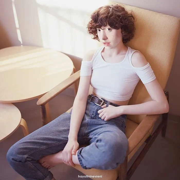 A Girl With Curly Hair