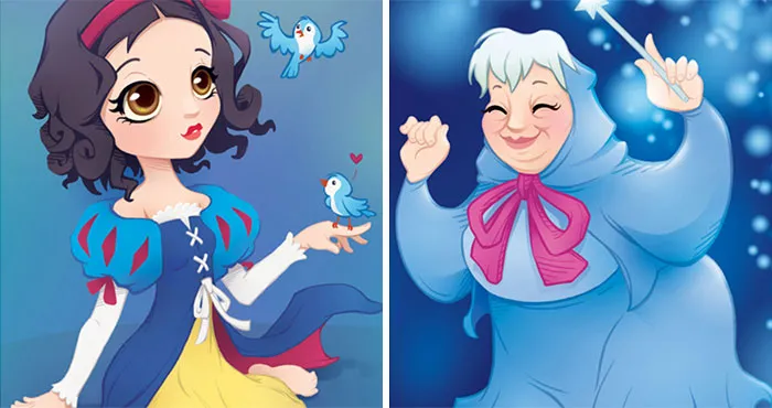 Artist Reimagines Our Favorite Disney Ladies In Her Own Style