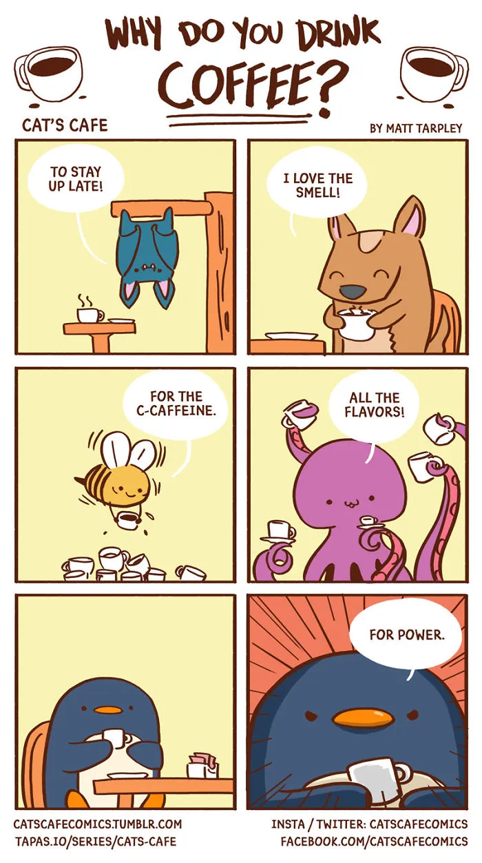 My 47 Wholesome 'Cat's Café' Comics That Will Make Your Day