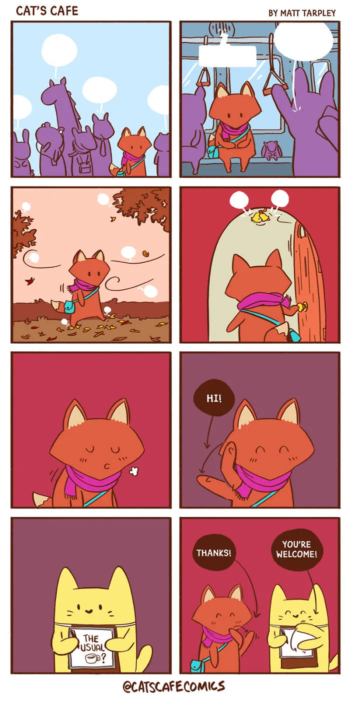 My 47 Wholesome 'Cat's Café' Comics That Will Make Your Day