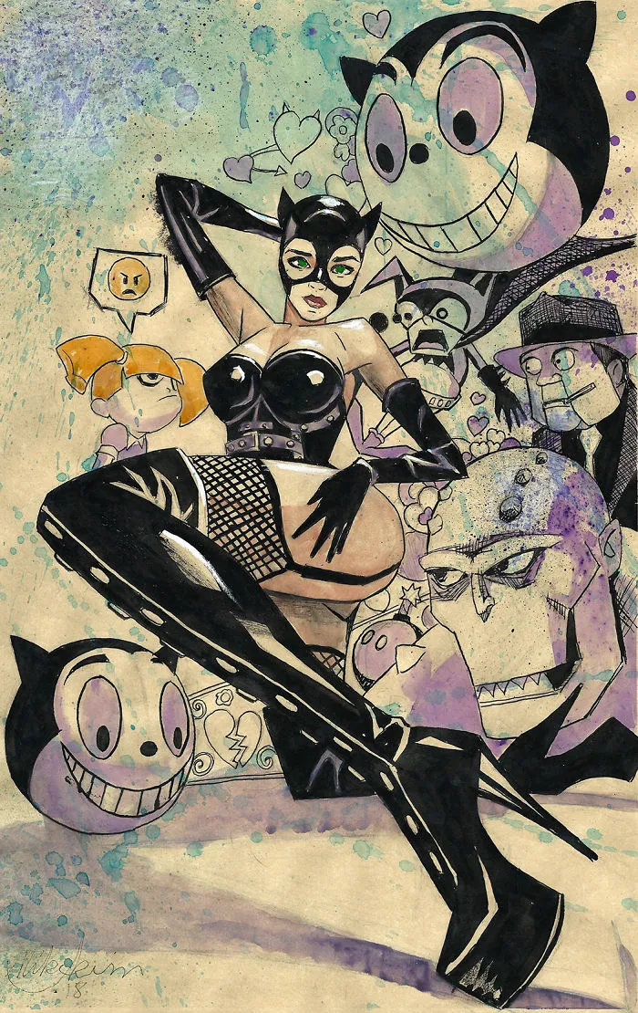 Catwoman Pin-Up