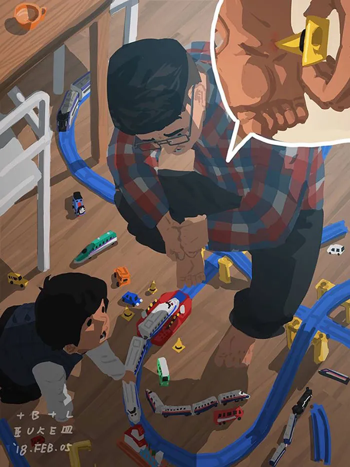 Single Dad Illustrates What It's Like To Raise A Child, And It'll Melt Your Heart (38 Pics)