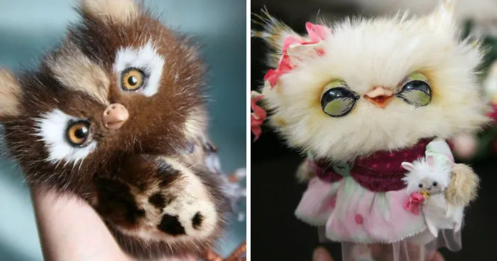 Artist Makes Incredibly Realistic Owl Toys