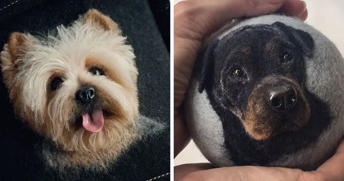Woman Creates Woolen Versions Of People's Pets And They Almost Look Real