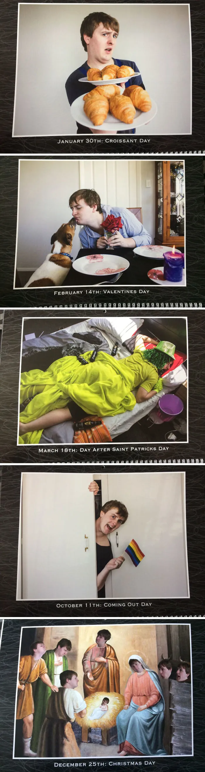 My Brother Never Fails To Disappoint With His Personalised Christmas Gifts - This Year He Made Me A Calendar