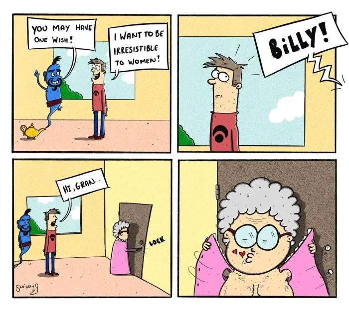 40 Hilarious And Dark Comics With A Sudden Twist By Scribbly G