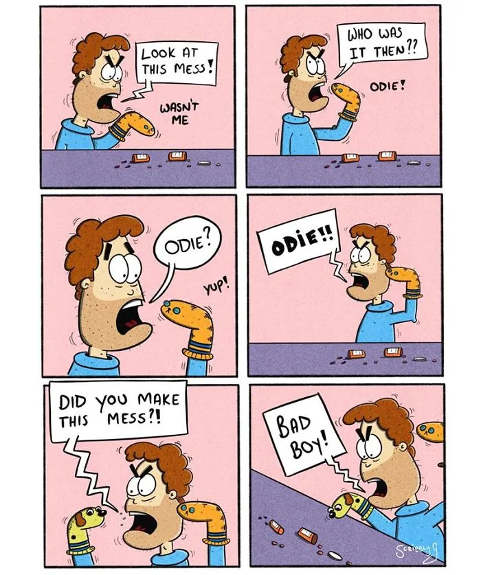 40 Hilarious And Dark Comics With A Sudden Twist By Scribbly G