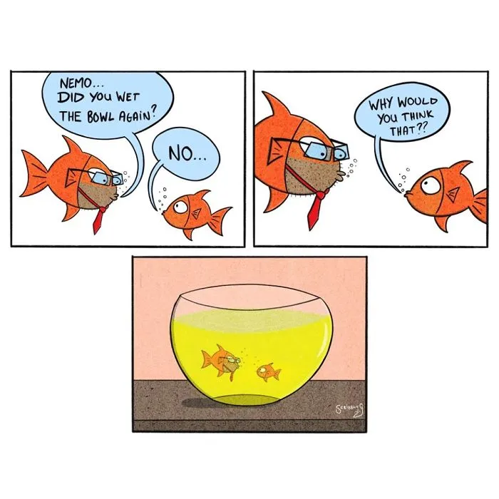 40 Hilarious And Dark Comics With A Sudden Twist By Scribbly G