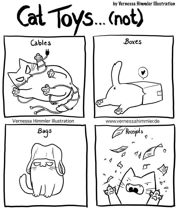 42 Hilarious Comics That Capture My Life With Two Cheeky Cats