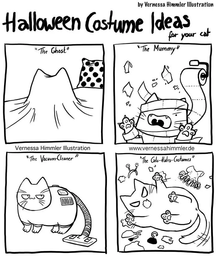 42 Hilarious Comics That Capture My Life With Two Cheeky Cats