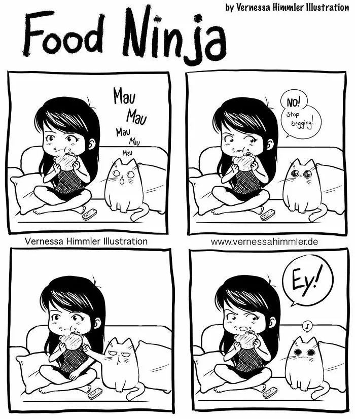 42 Hilarious Comics That Capture My Life With Two Cheeky Cats