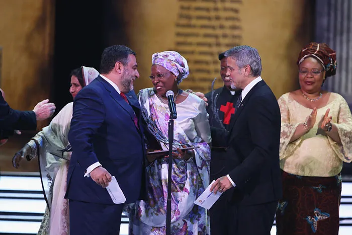 George Clooney Is A Keen Supporter Of The Recognition Of The Armenian Genocide. Clooney Is One Of The Founders Of The Aurora Prize, Which Awards To Those Who Risk Their Lives To Prevent Genocides And Atrocities