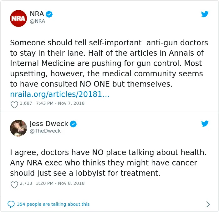 22 Epic Comebacks To Pro-Gun Activists