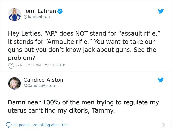 22 Epic Comebacks To Pro-Gun Activists