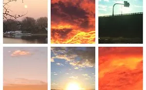 I Made A Collage Of The Best Sunsets And Sunrises Of The Past Year