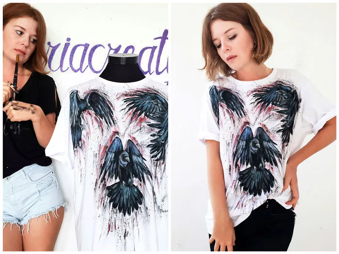 I Painted On The Clothes To Create An Artfashion