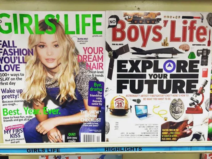 Girls' Life Vs. Boys' Life