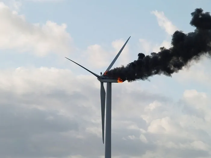 Two Engineers Died When The Windmill They Were Working On Caught Fire. This Might Be The Last Picture Of Them