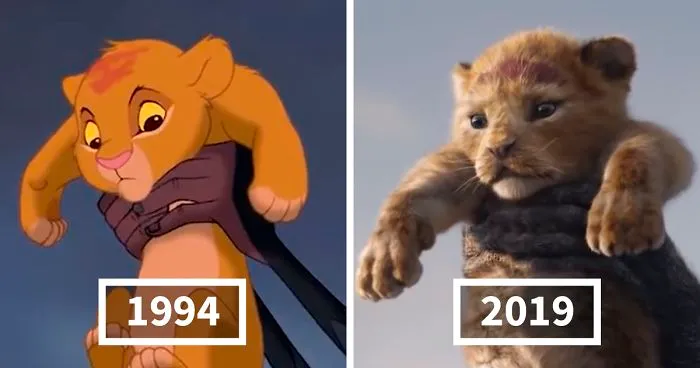 Somebody Compared The Lion King 2019 To The 1994 Animation Side By Side