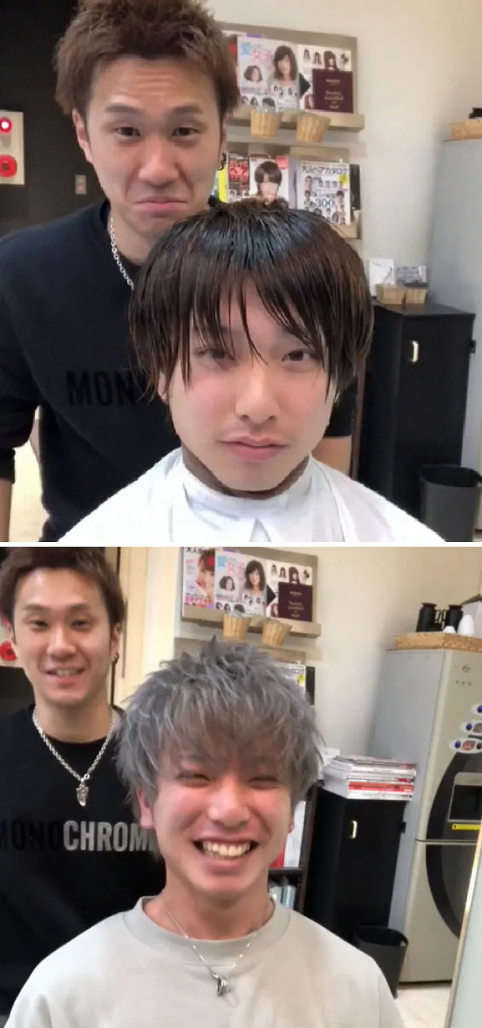 Este barbero japonés muestra la gran diferencia que puede marcar un buen corte de pelo