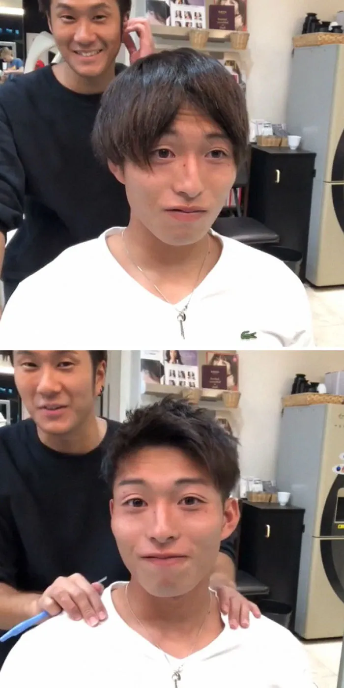 Este barbero japonés muestra la gran diferencia que puede marcar un buen corte de pelo