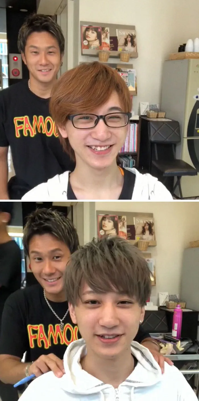 Este barbero japonés muestra la gran diferencia que puede marcar un buen corte de pelo