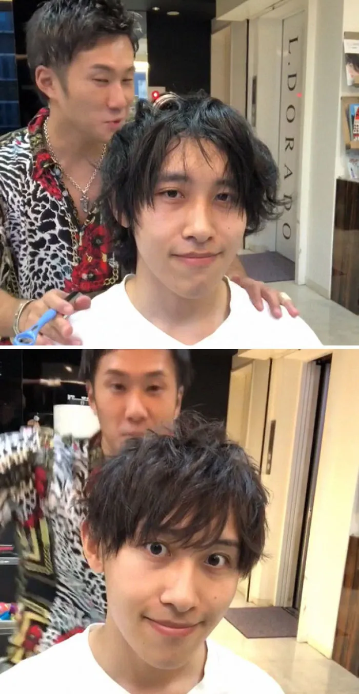 Este barbero japonés muestra la gran diferencia que puede marcar un buen corte de pelo