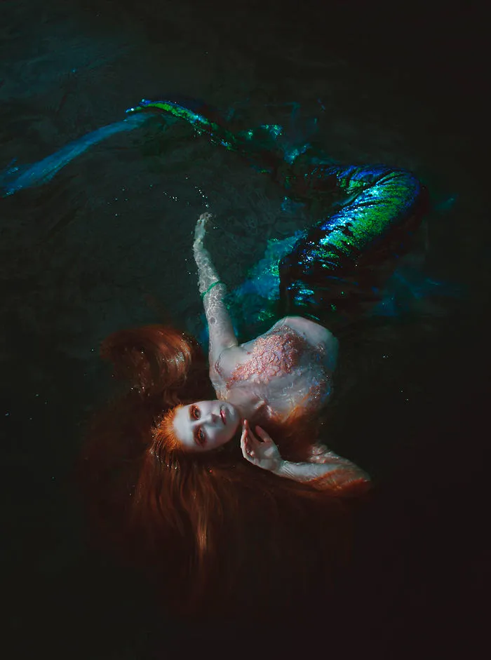 I Created A Dark Fantasy Photography Series About Mermaids Forced To Live On Land