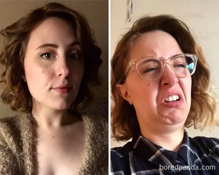 Cuando la friki consigue sus gafas
