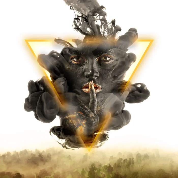 I Create Digital Artwork Using A Technique Called "Double Exposure" To Cope With Trauma In My Life