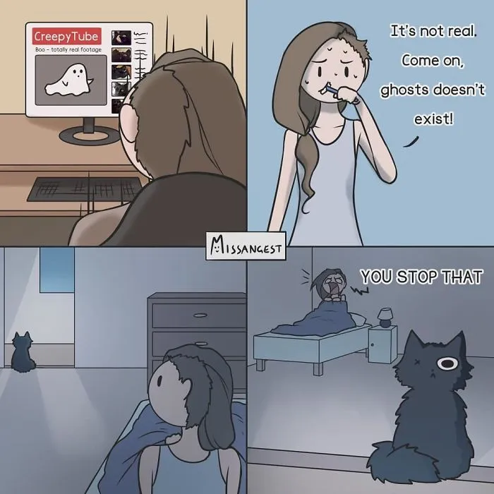 12 Funny Comics Reveal The Reality Of Owning A Cat