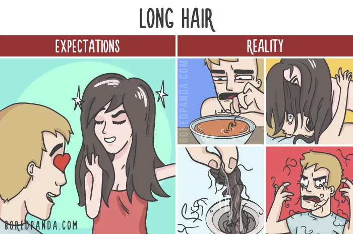 The Difference Between Relationship Expectations Vs. The Reality In 20 Illustrations
