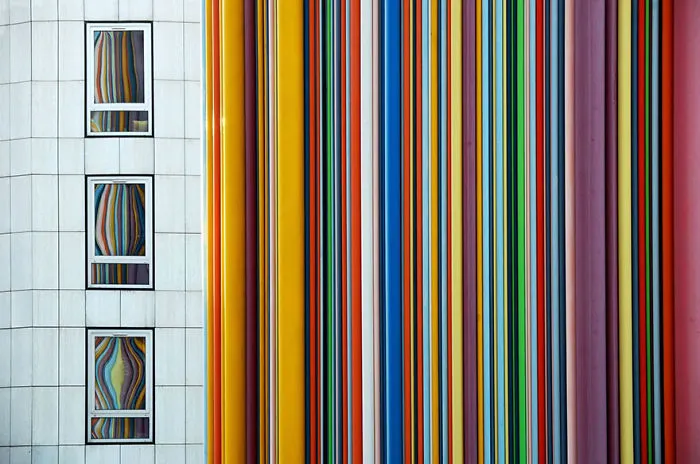 Windows And Sculpture, France (Honorouble Mention In Splash Of Colors Category)