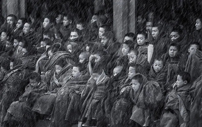 Young Lama In The Snowstorm, Sichuan (Honorable Mention In Fascinating faces and characters Category)