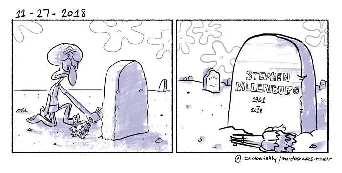 Stephen Hillenburg Will Be Greatly Missed. He Was A Huge Artistic Inspiration For Me, And Many Others…