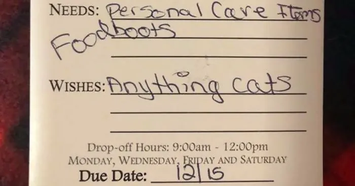 This Organization Asks Children In Crisis To Write Down What They 'Need' And 'Wish' For Christmas And Their Requests Are Heartbreaking