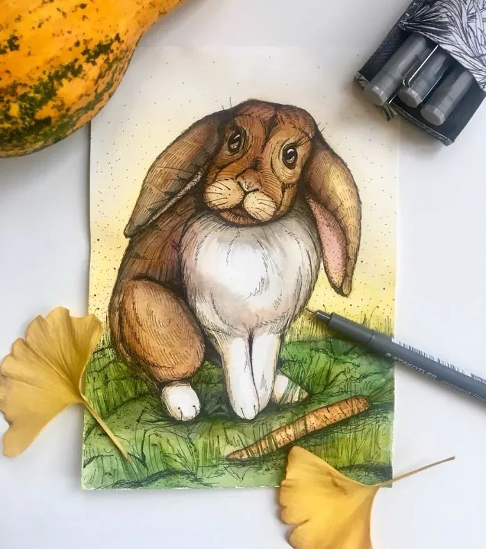 I Use Watercolor And A Black Pen To Create Illustrations That Inspire People To See The Beauty Of Nature