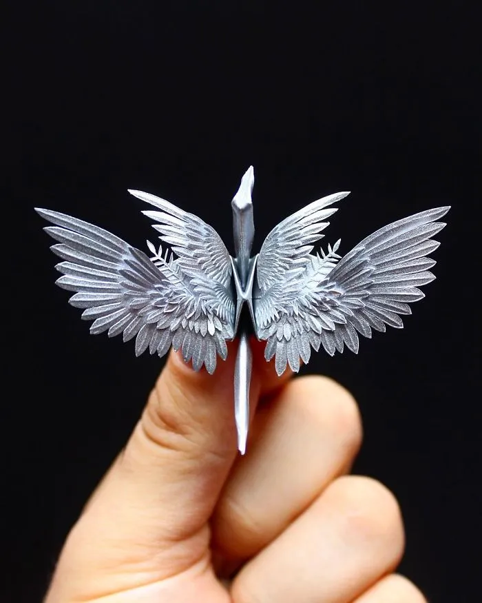 Some Time Ago I Challenged Myself To Create An Origami Crane Every Day For 1000 Days (New Pics)