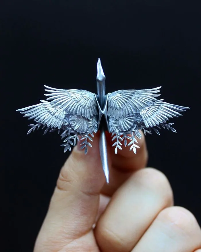 Some Time Ago I Challenged Myself To Create An Origami Crane Every Day For 1000 Days (New Pics)