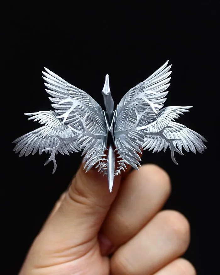 Some Time Ago I Challenged Myself To Create An Origami Crane Every Day For 1000 Days (New Pics)