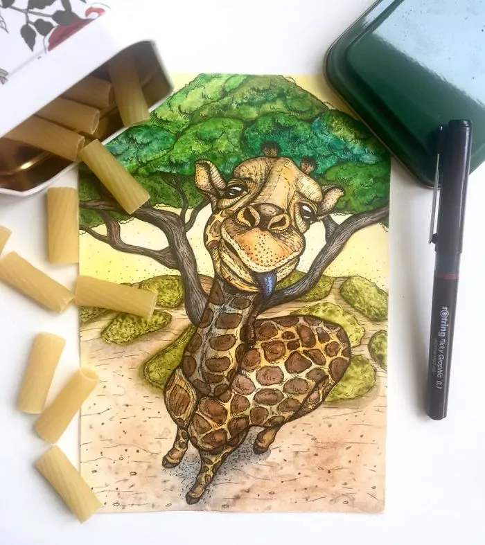 I Use Watercolor And A Black Pen To Create Illustrations That Inspire People To See The Beauty Of Nature